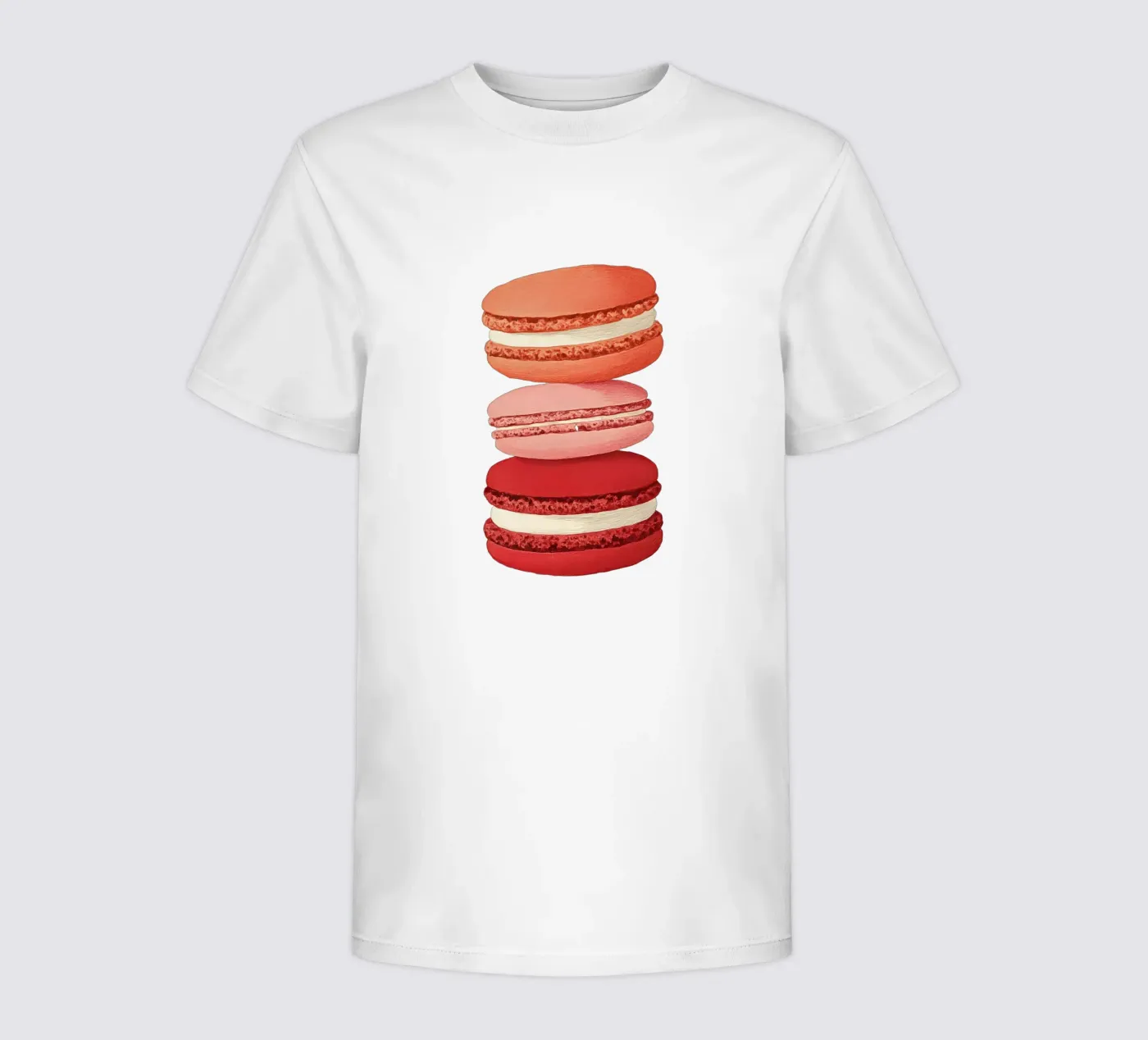 Macarons kinder t-shirt van Curious Canvas