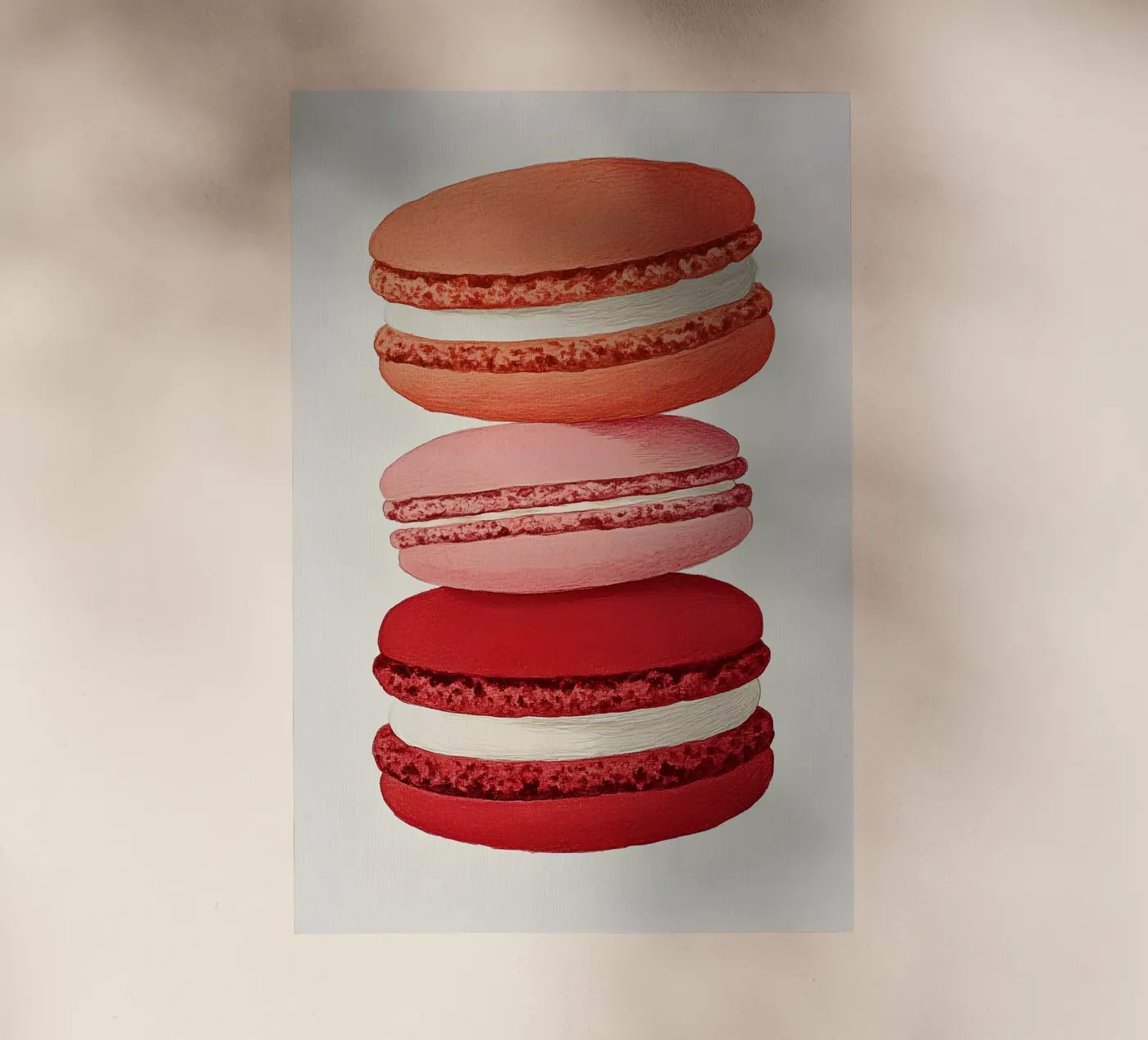 Macarons backlit folie van Curious Canvas