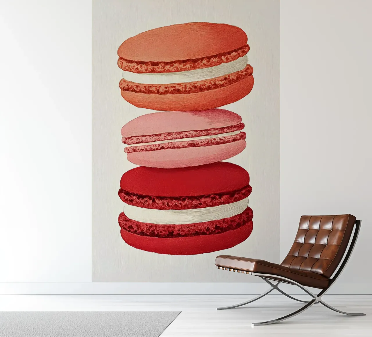 Macarons fotobehang van Curious Canvas