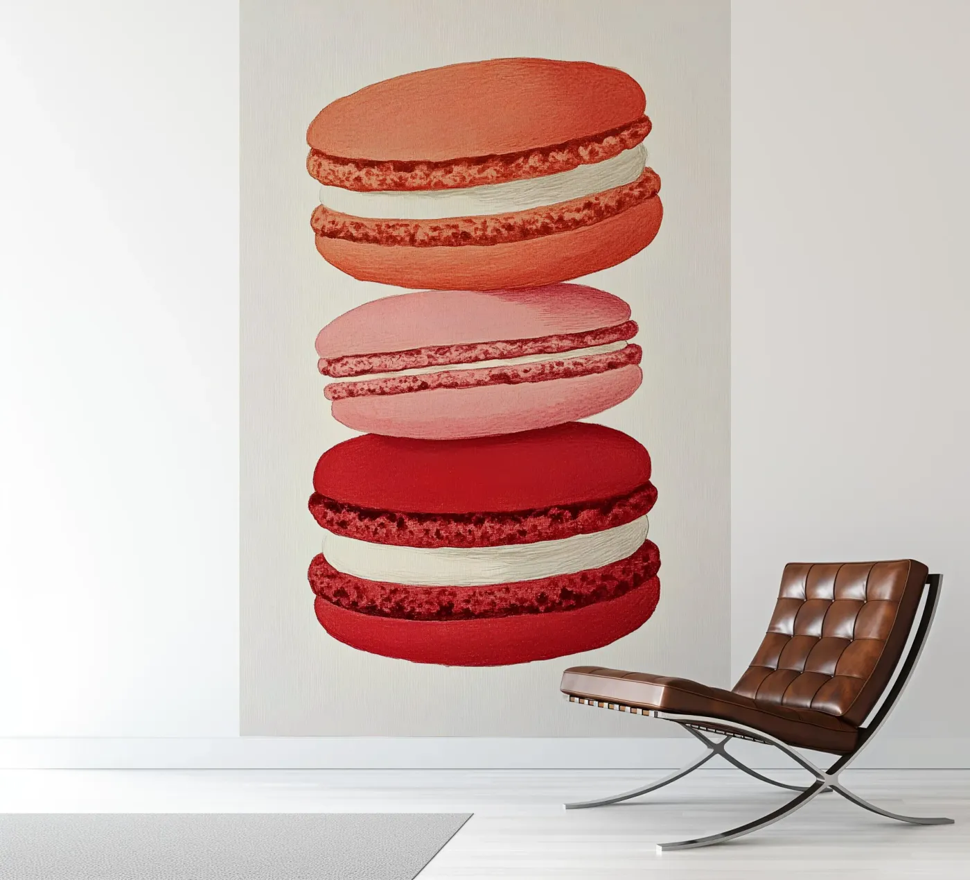 Macarons fotobehang van Curious Canvas