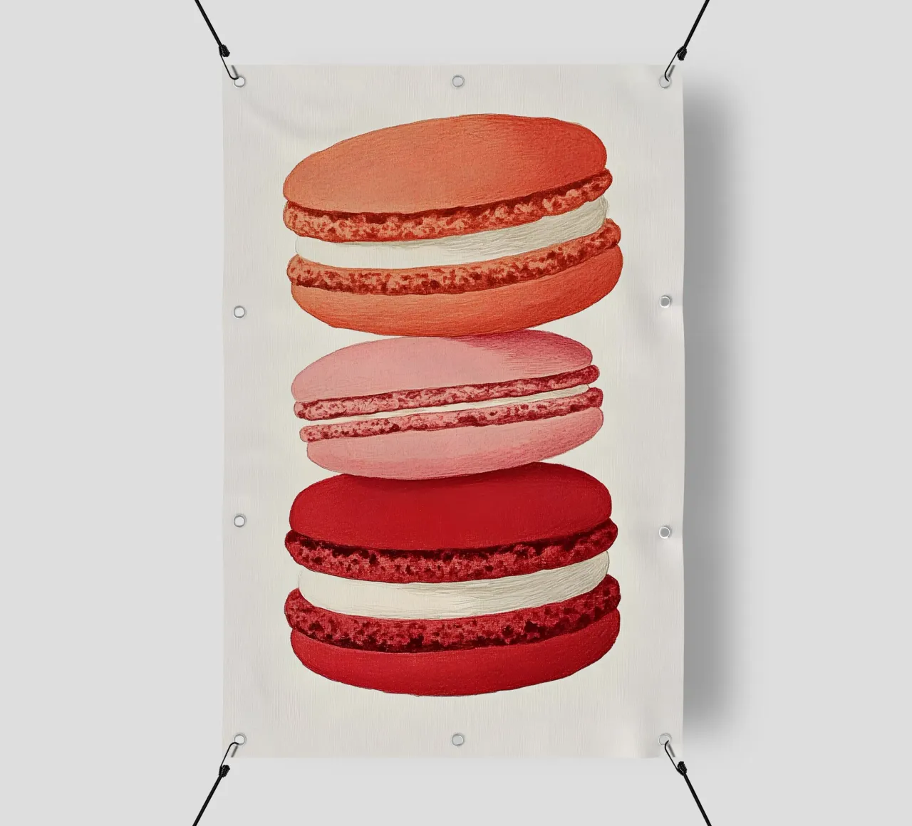 I macarons telo in pvc da Curious Canvas