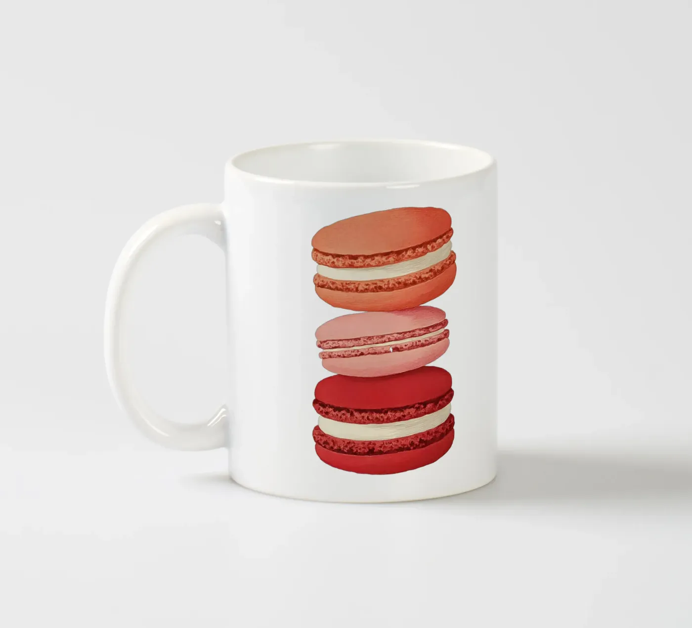 Macarons keramische mok van Curious Canvas