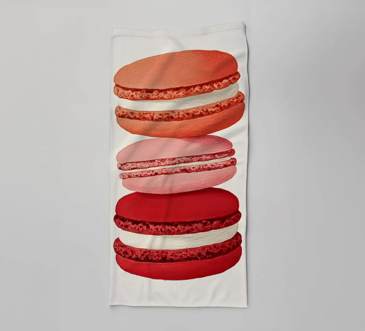 Macarons badhanddoek van Curious Canvas