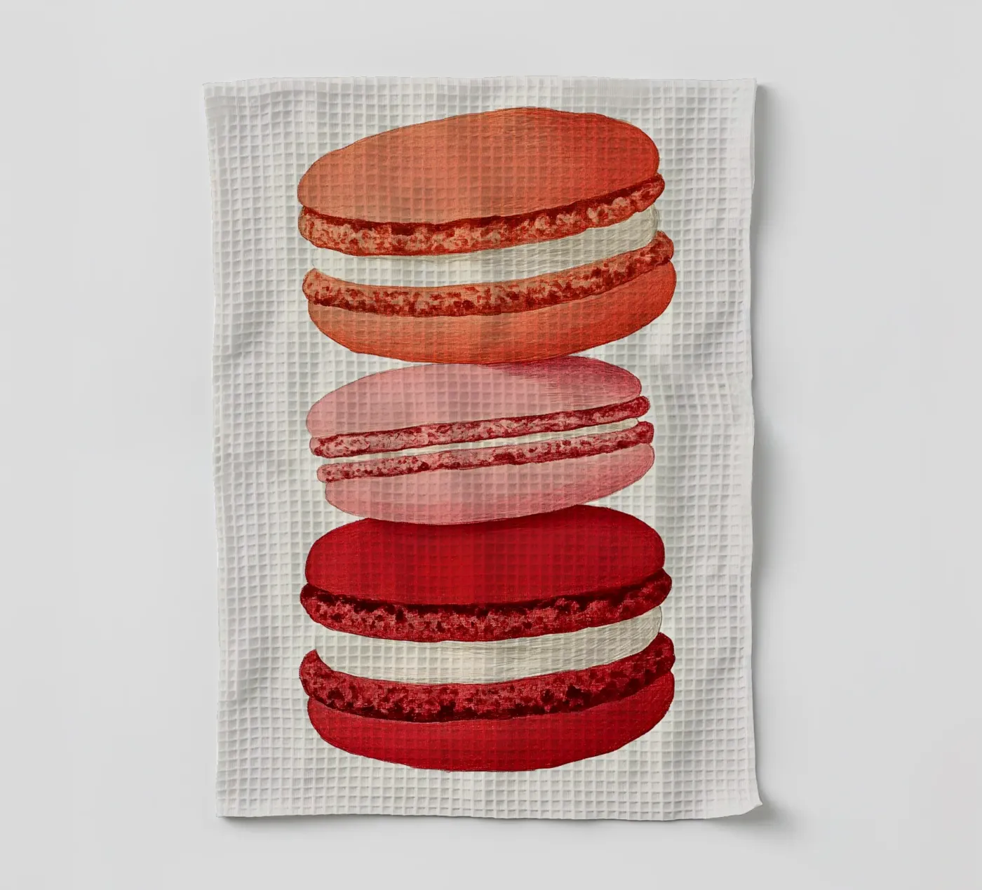 Macarons Geschirrtuch von Curious Canvas