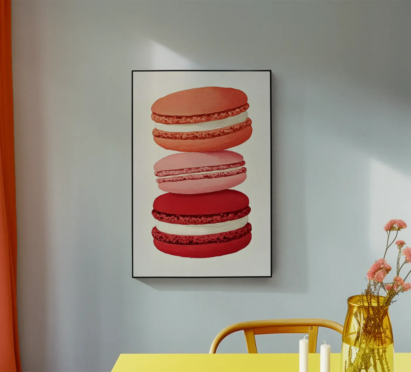 Macarons Acryl-Glas von Curious Canvas