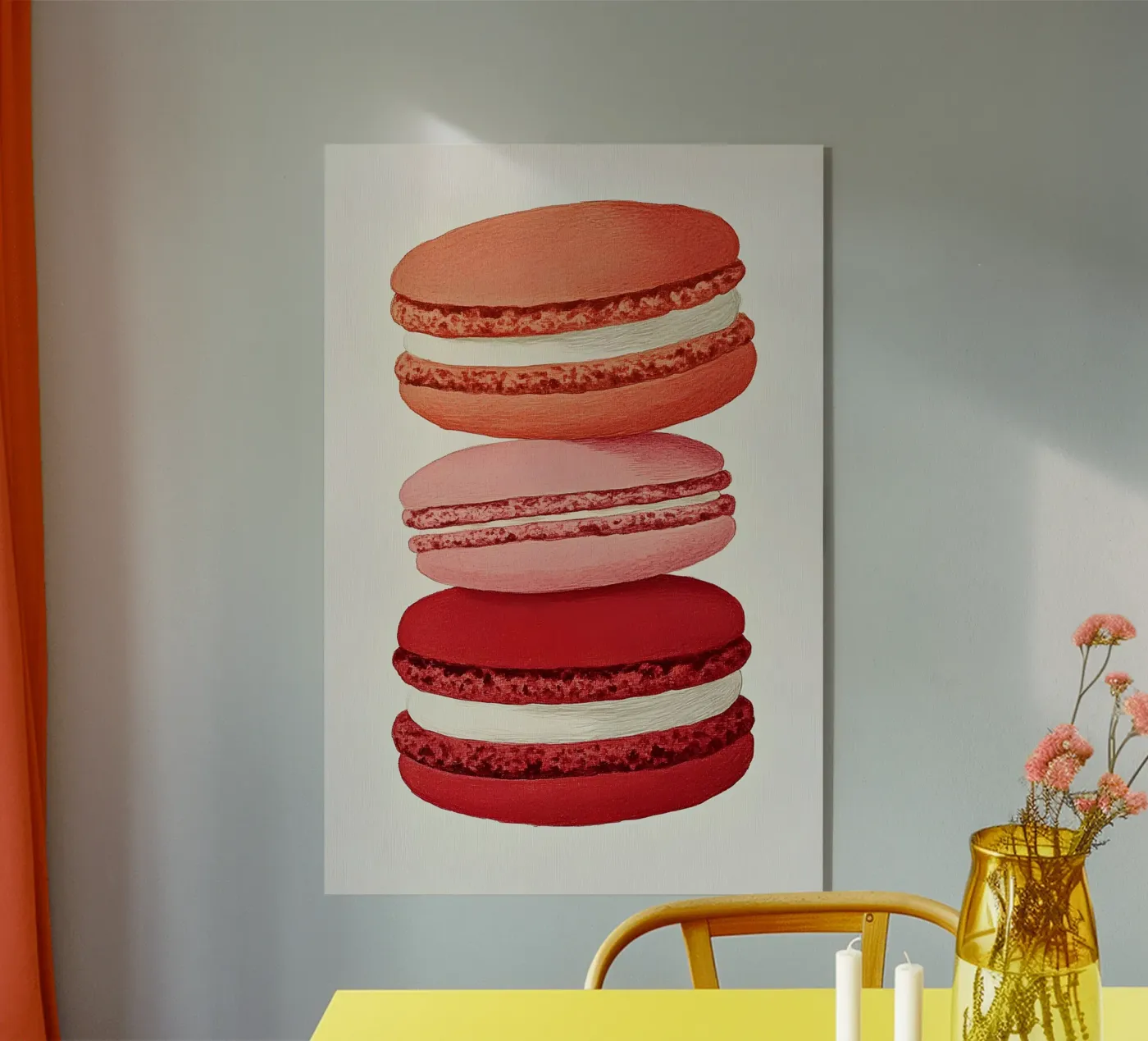 Macarons Acryl-Glas von Curious Canvas