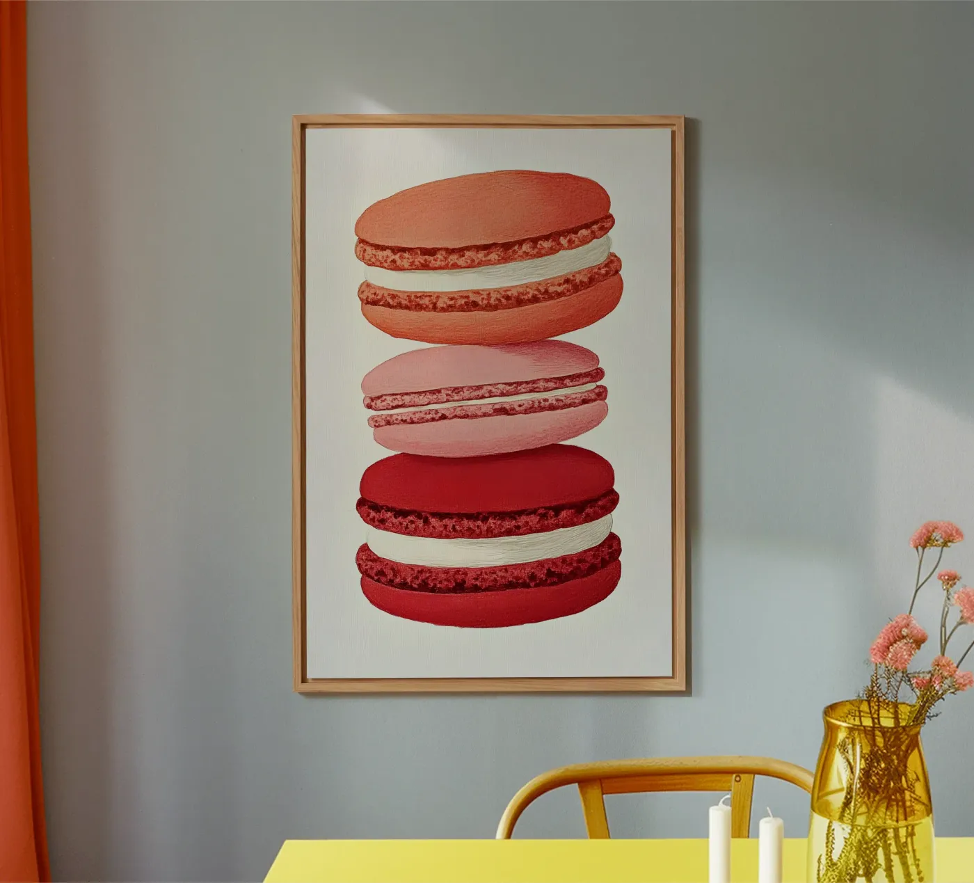 Macarons forex-plaat van Curious Canvas