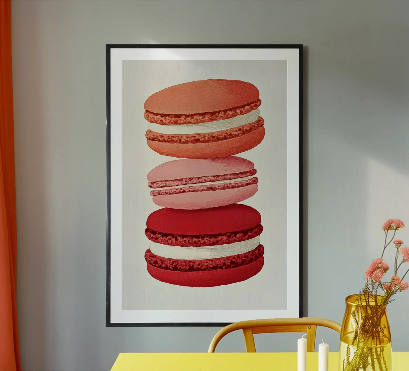 Macarons poster de Curious Canvas
