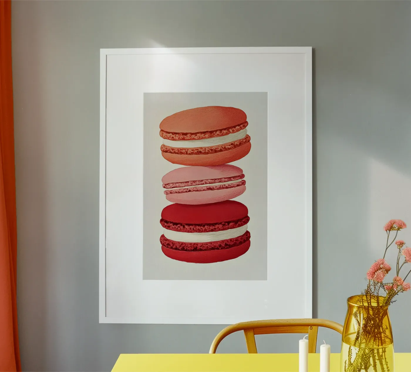 Macarons poster de Curious Canvas