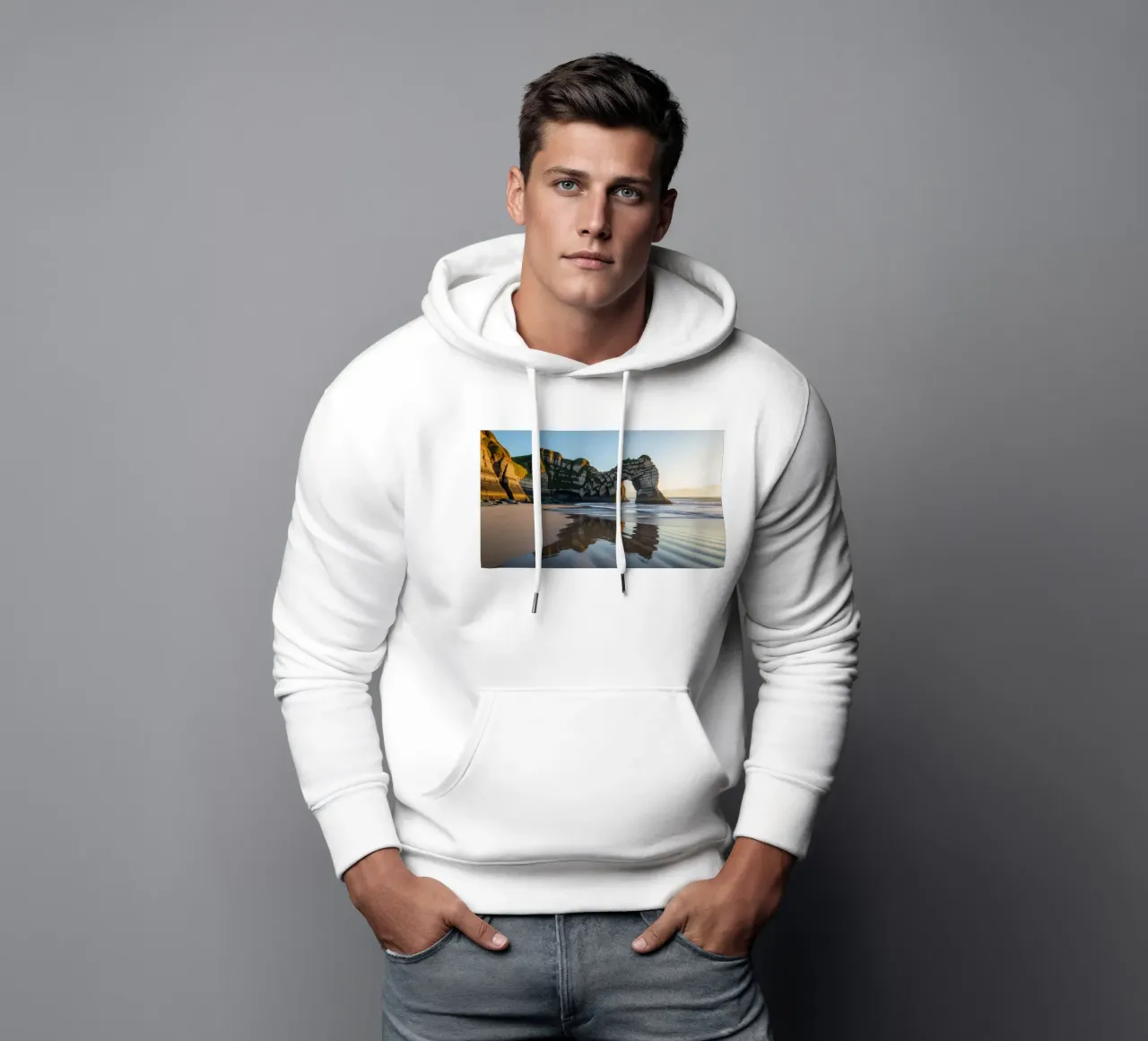 Spiaggia Las Catedrales felpa con cappuccio da Wild Beauty