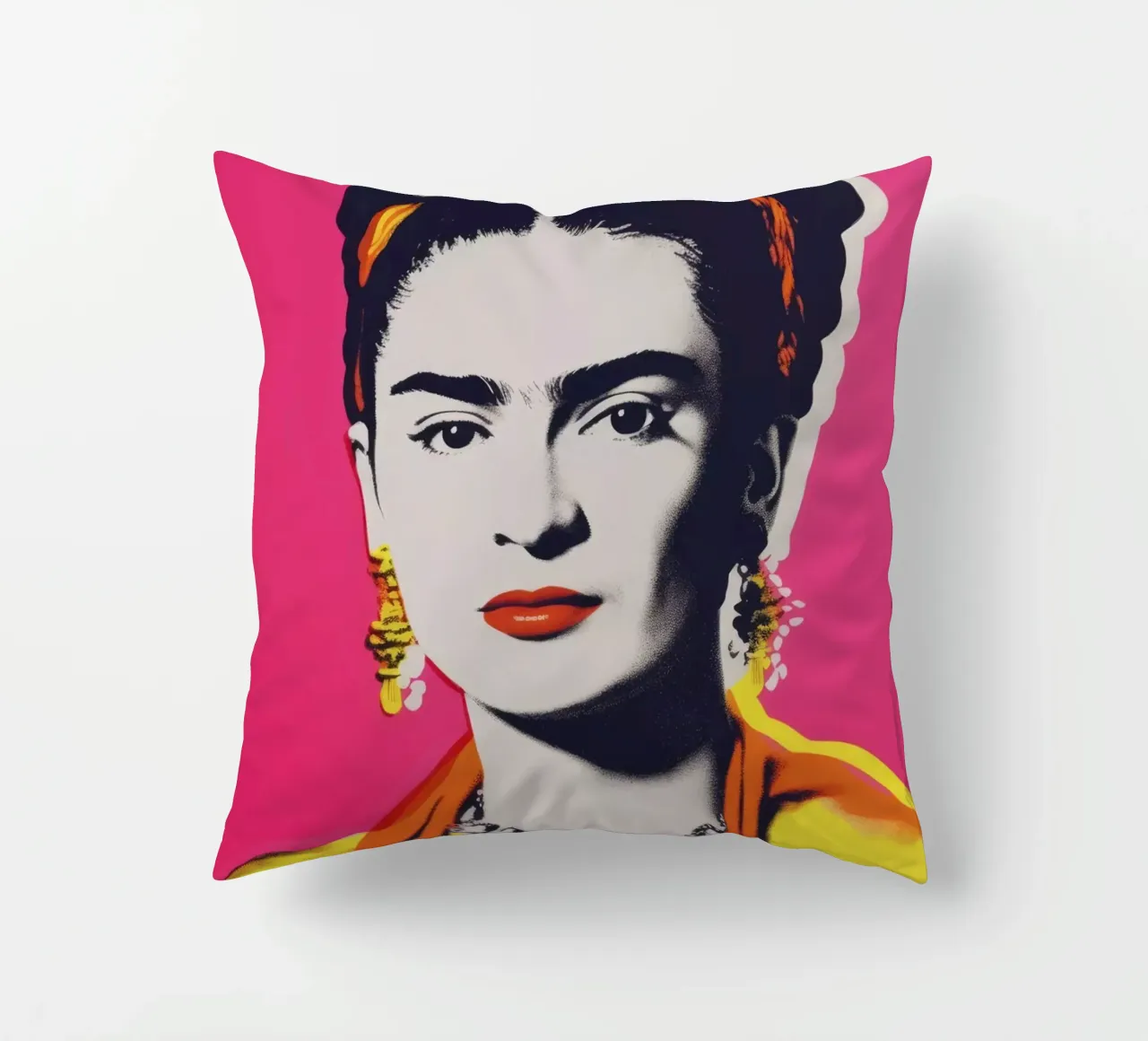 Oh Frida No 3 decorative cushion by treechild