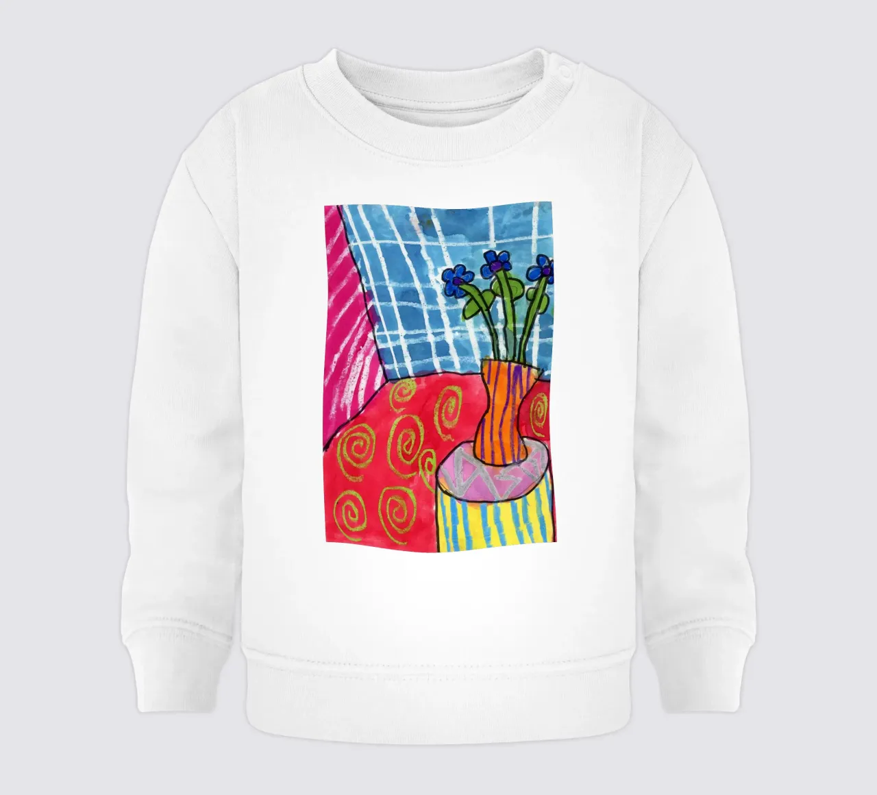 vaso di fiori di trifoglio felpa neonato da briyan shop