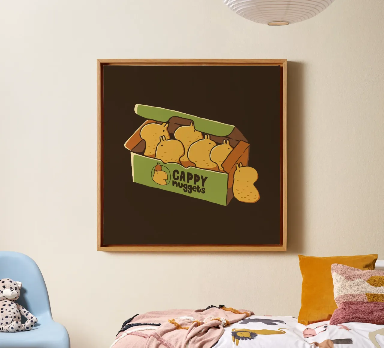 Cappy Nuggets tela con Cornice a cassetta da Tobe Fonseca