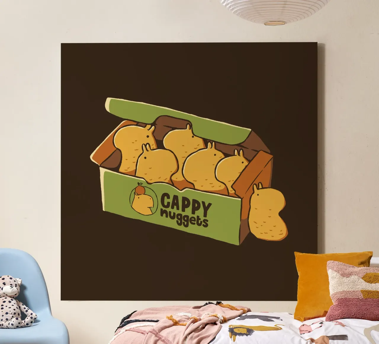 Cappy Nuggets tela con Cornice a cassetta da Tobe Fonseca