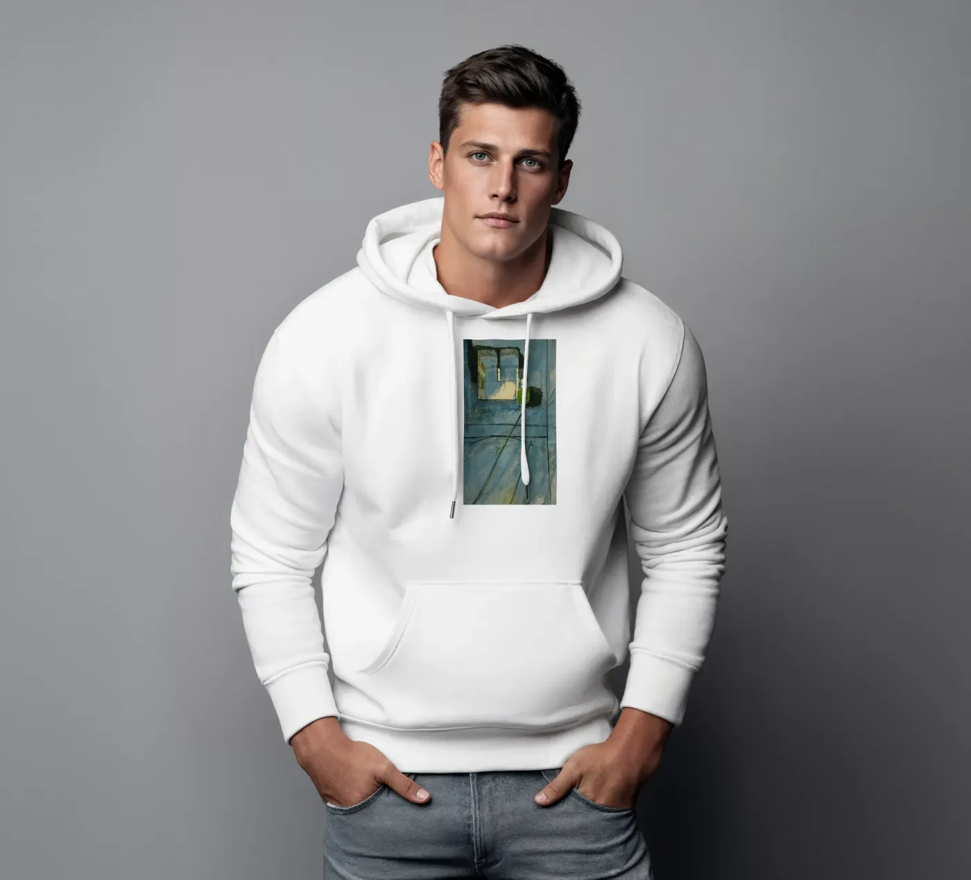 parete solida felpa con cappuccio da briyan shop