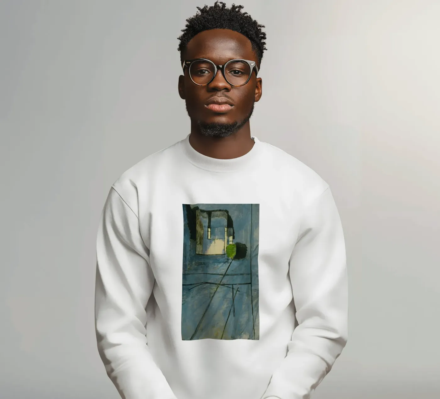 solid wall sweatshirt by briyan shop