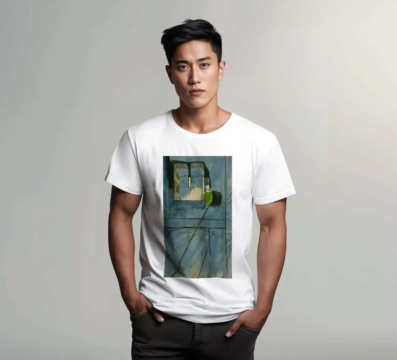 solid wall t-shirt van briyan shop