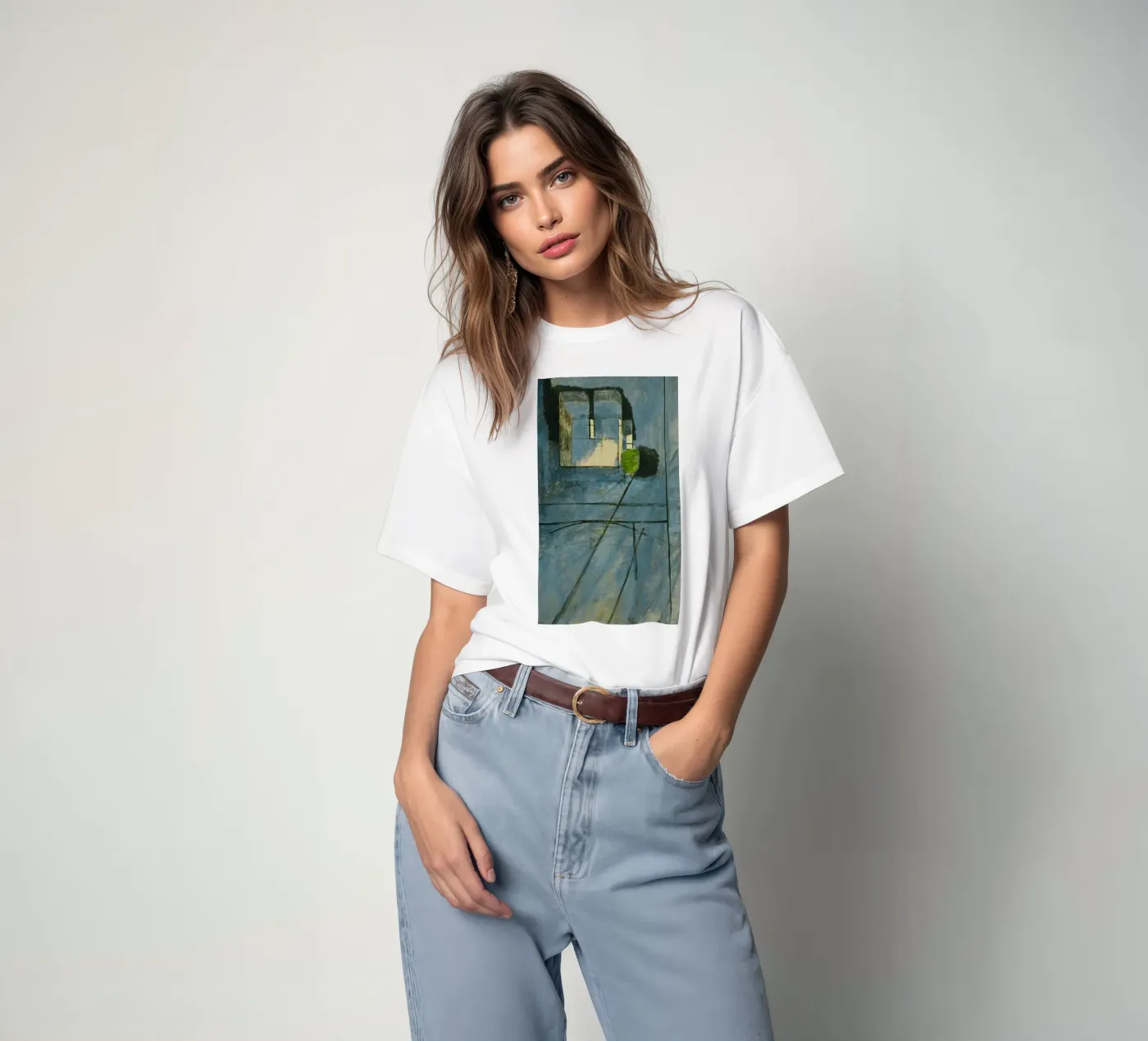massieve wand t-shirt van briyan shop