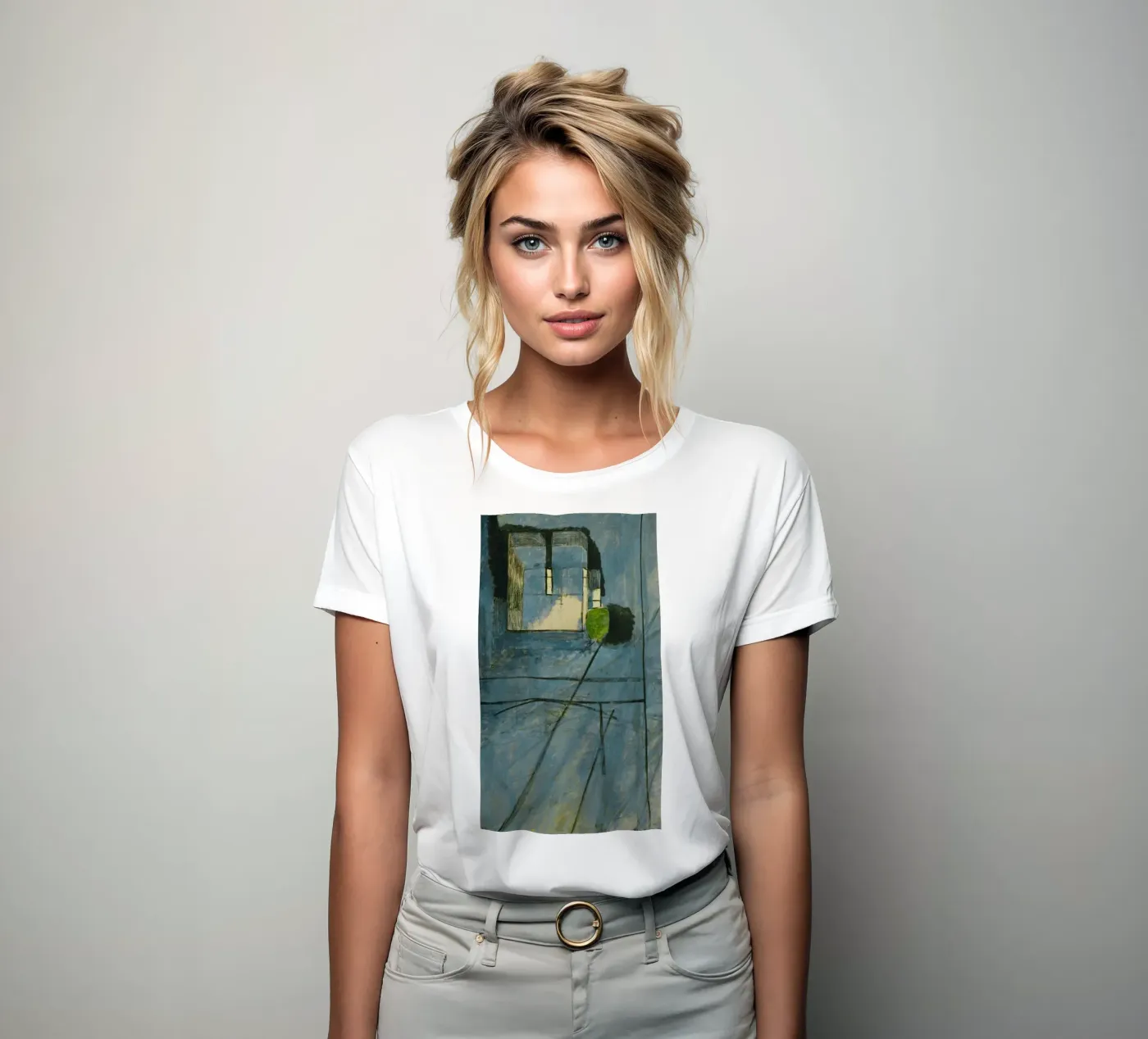 parete solida t-shirt da donna da briyan shop