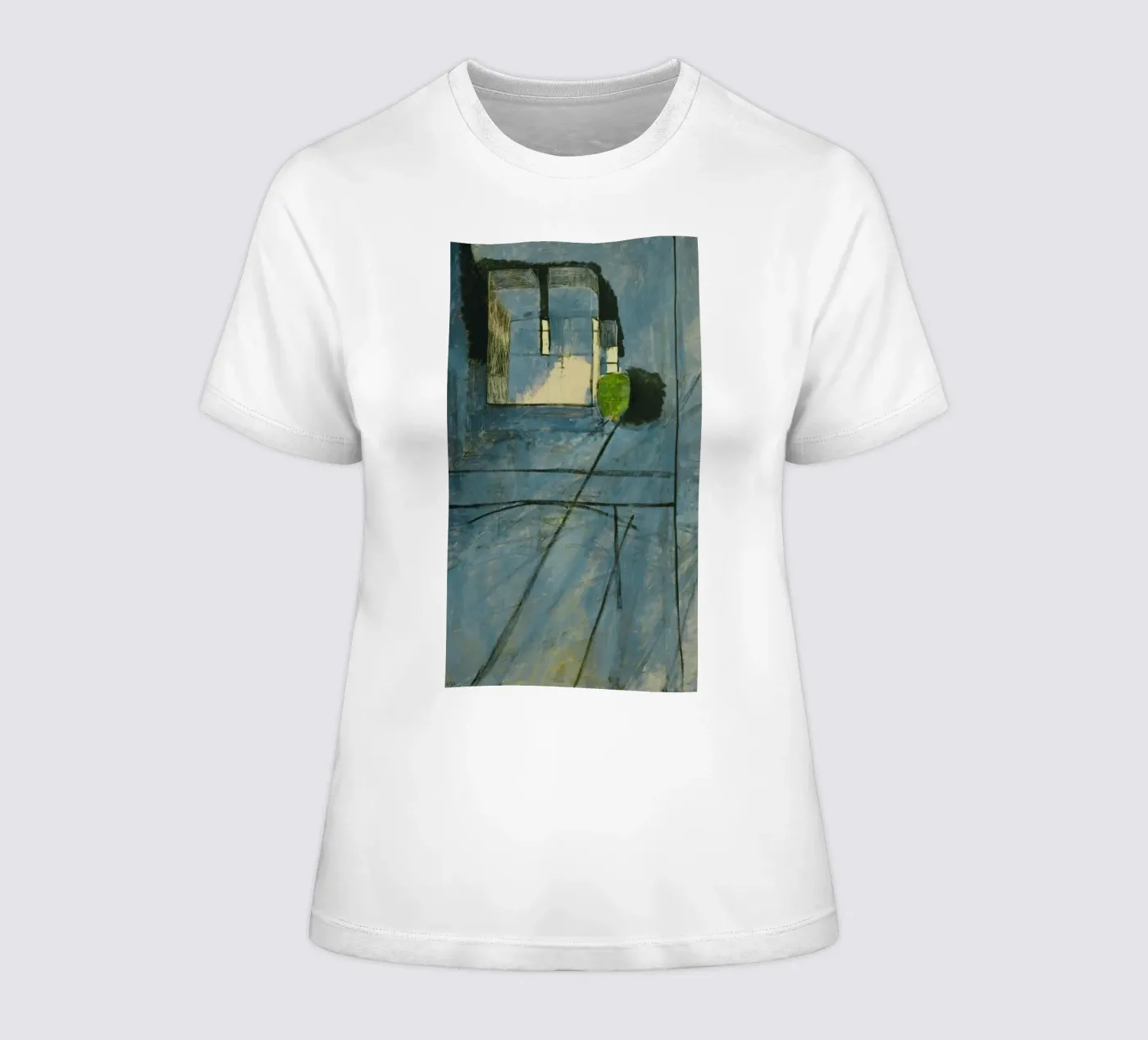 parete solida t-shirt da donna da briyan shop