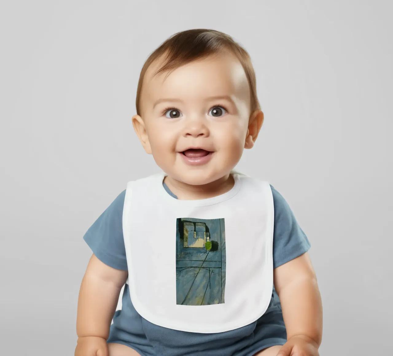 solid wall baby bib by briyan shop