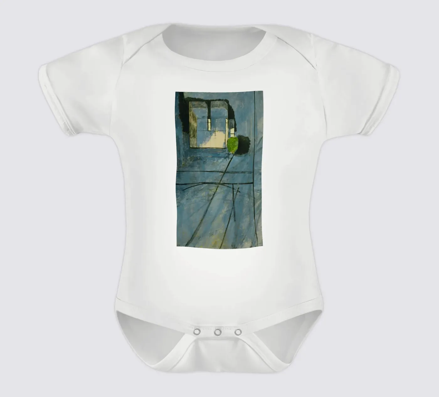 solid wall Kurzarm Babybody von briyan shop