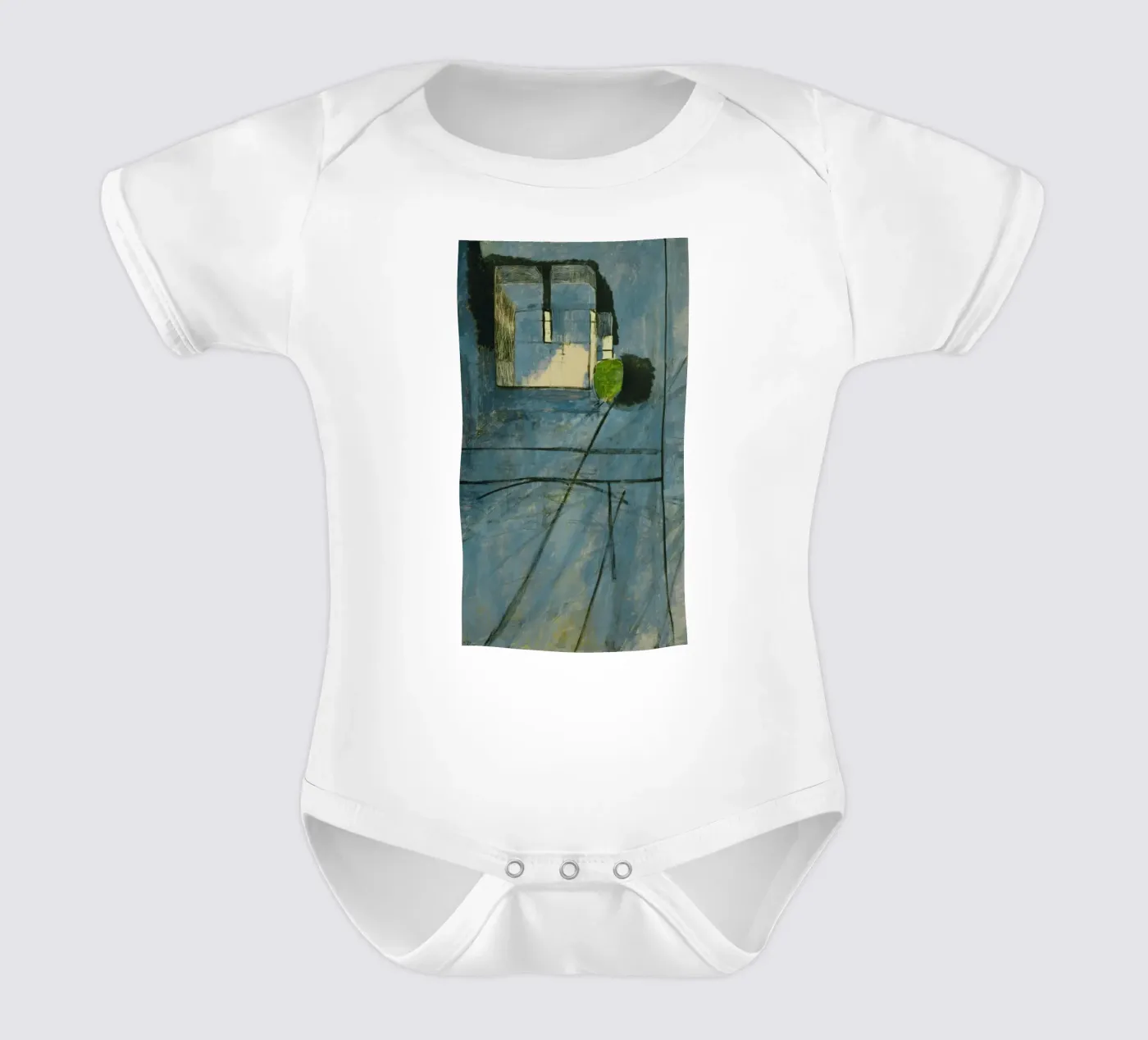 solid wall Kurzarm Babybody von briyan shop