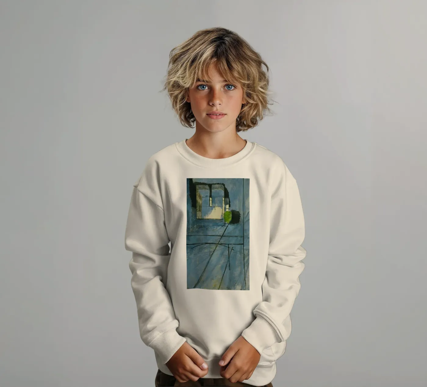 solid wall kinder sweatshirt van briyan shop