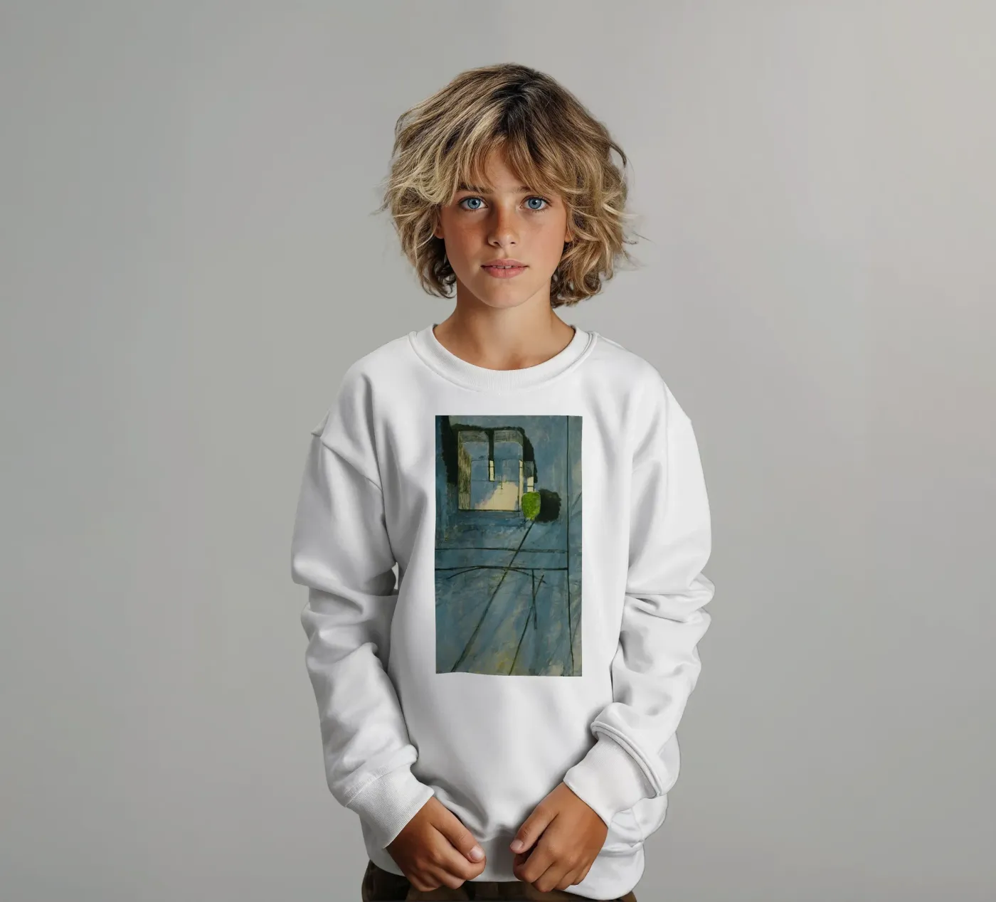 solid wall kinder sweatshirt van briyan shop