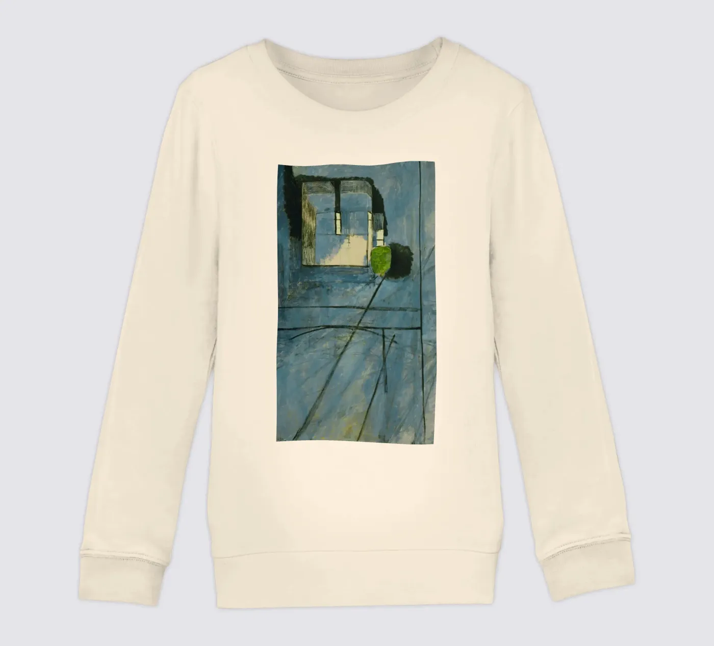 solid wall kinder sweatshirt van briyan shop