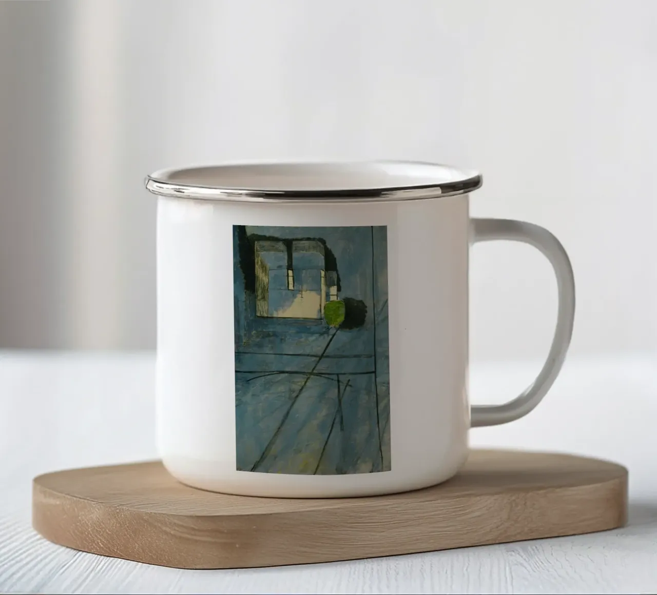 parete solida tazza in smalto da briyan shop