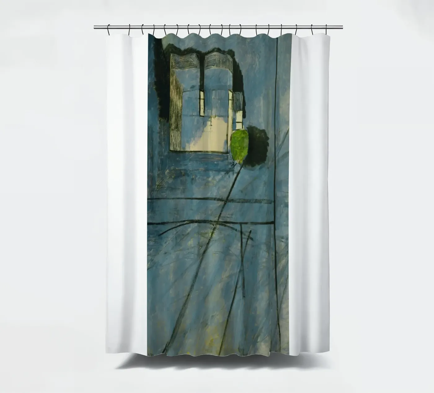 solid wall shower curtain by briyan shop