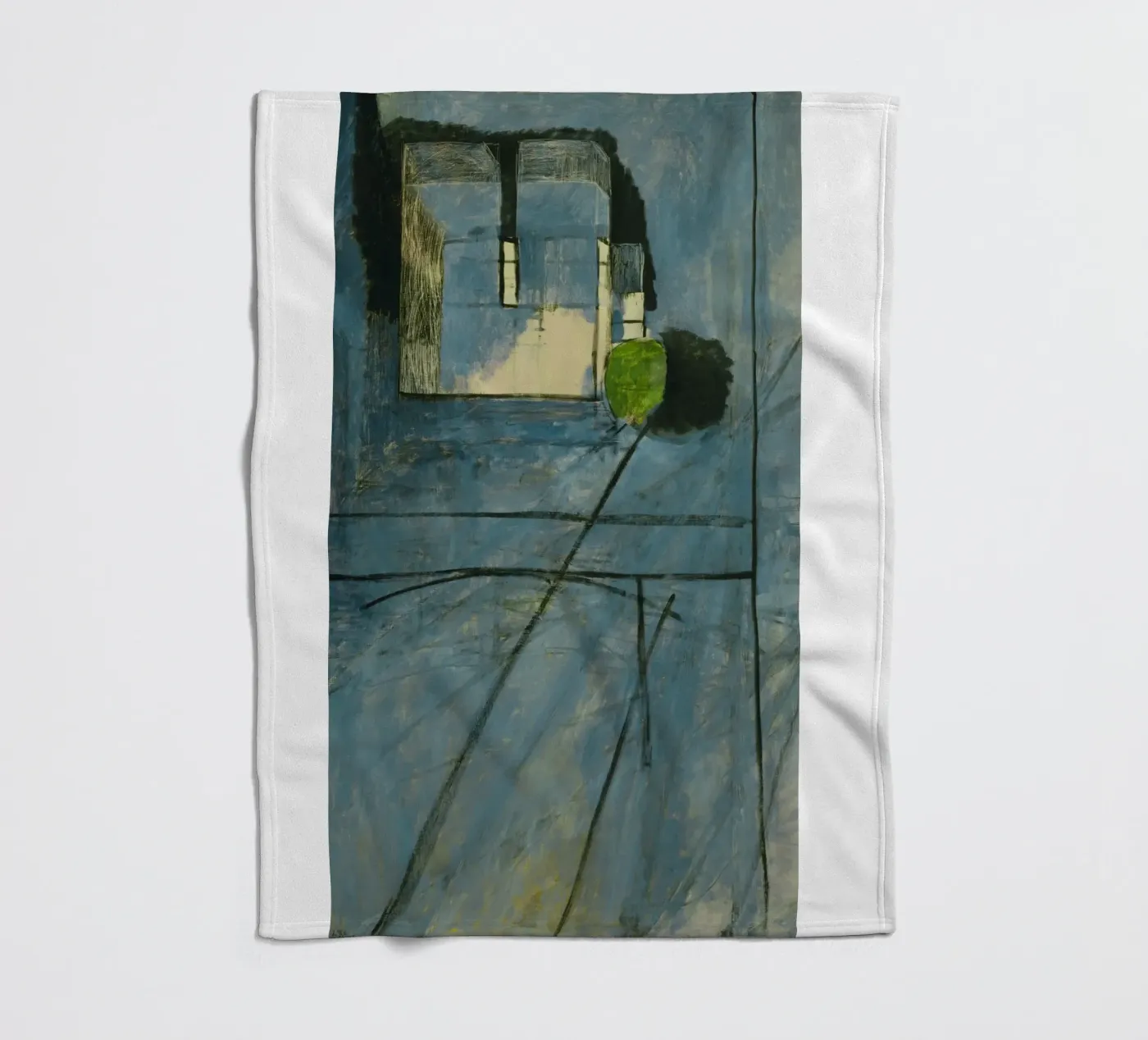 solid wall fleece blanket by briyan shop