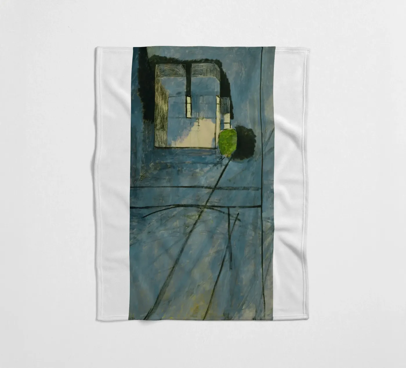 solid wall fleece blanket by briyan shop