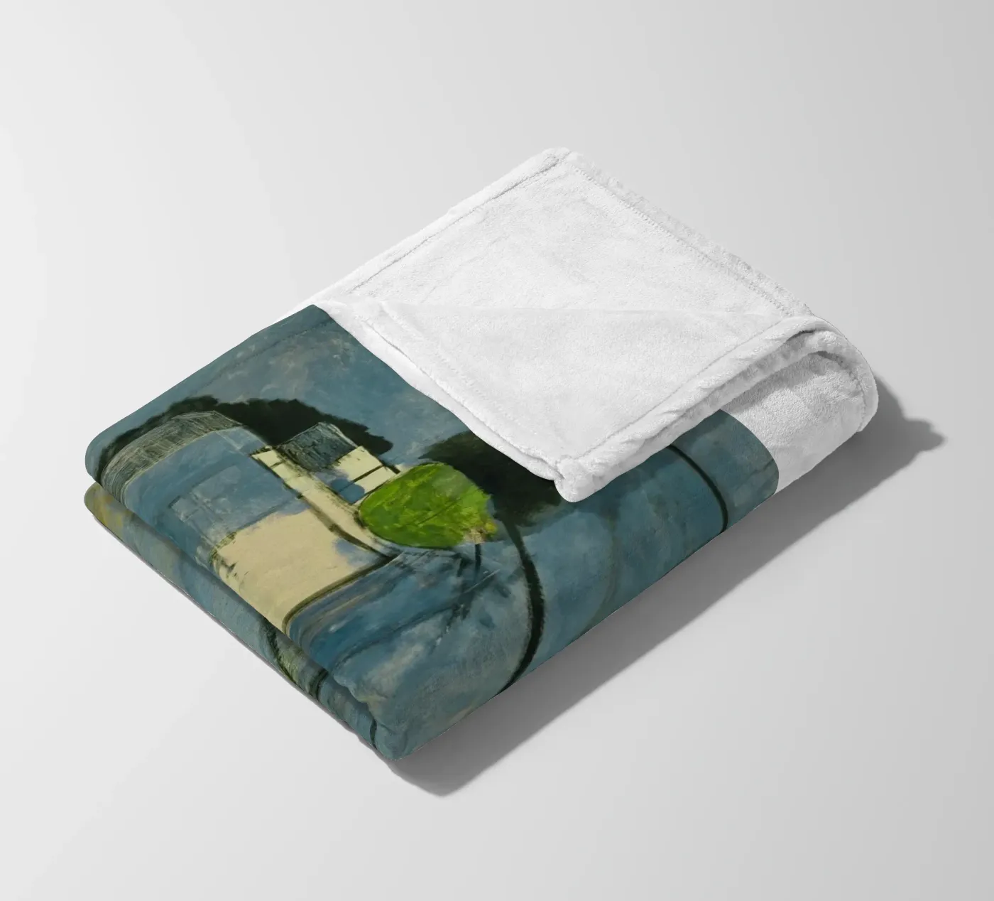 solid wall fleece blanket by briyan shop