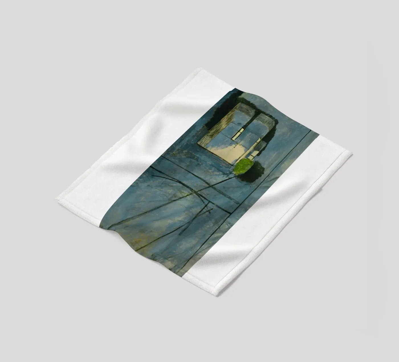 solid wall fleece blanket by briyan shop