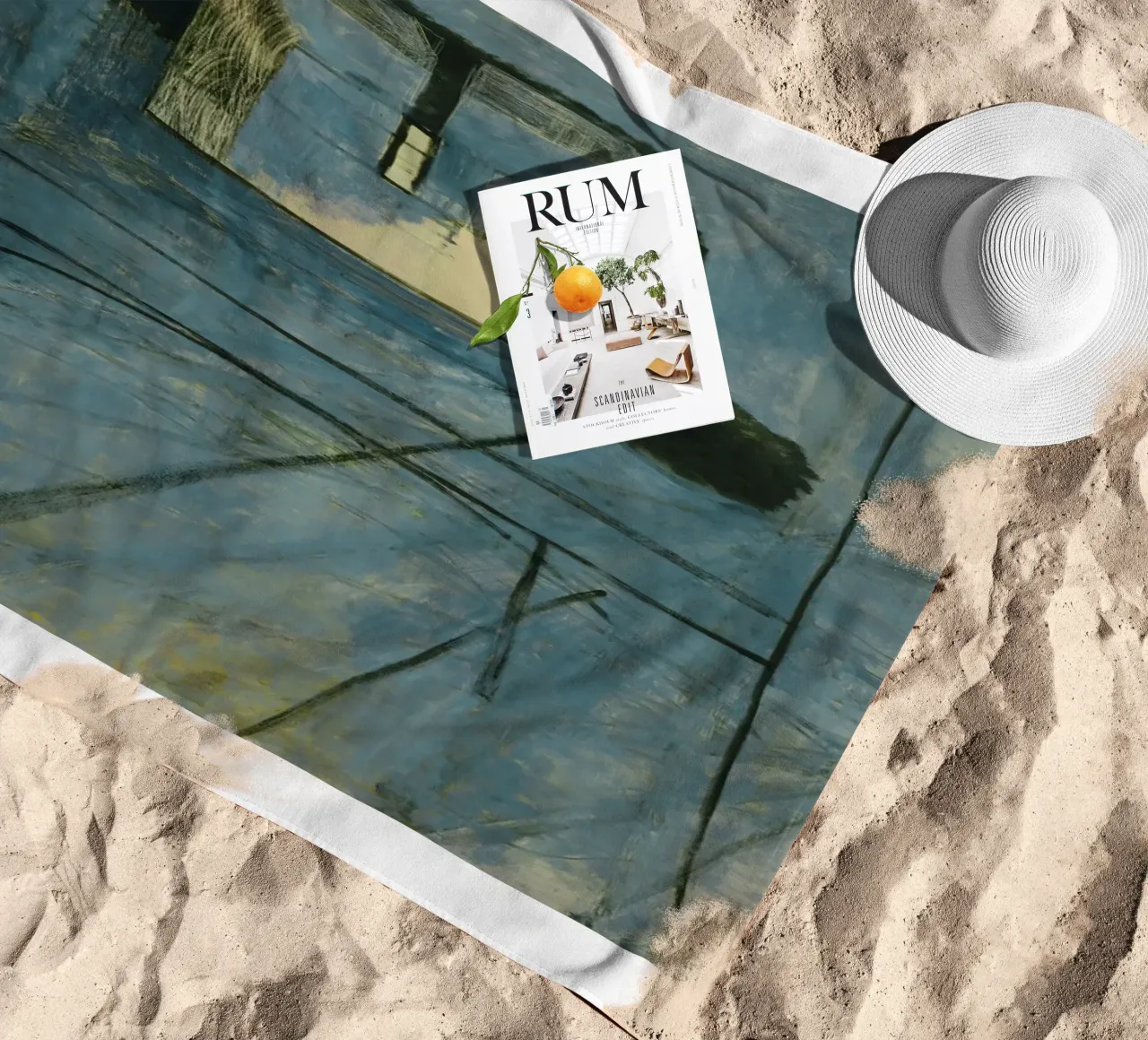 solid wall beach towel by briyan shop