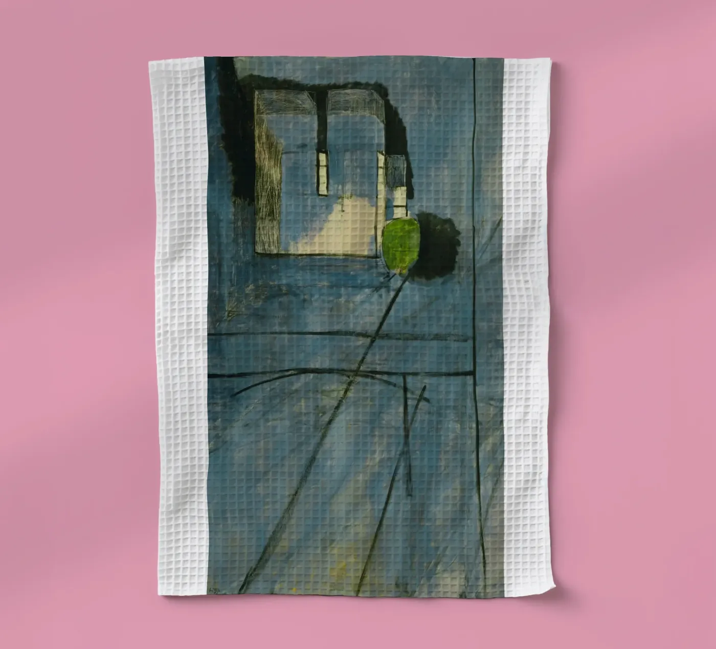 solid wall tea towel by briyan shop