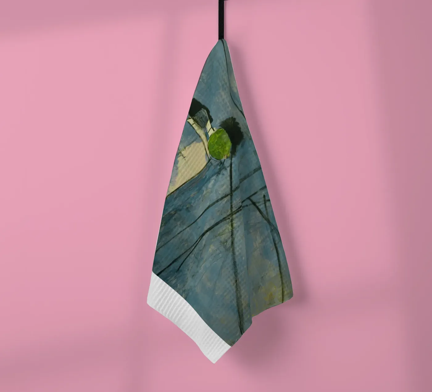 solid wall tea towel by briyan shop