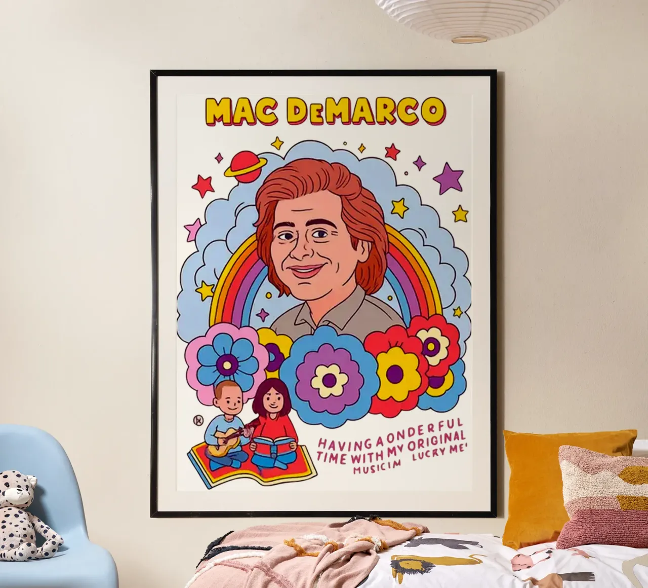 Wunderbare Zeit mit einem Musiker - Mac DeMarco Poster von phccpage