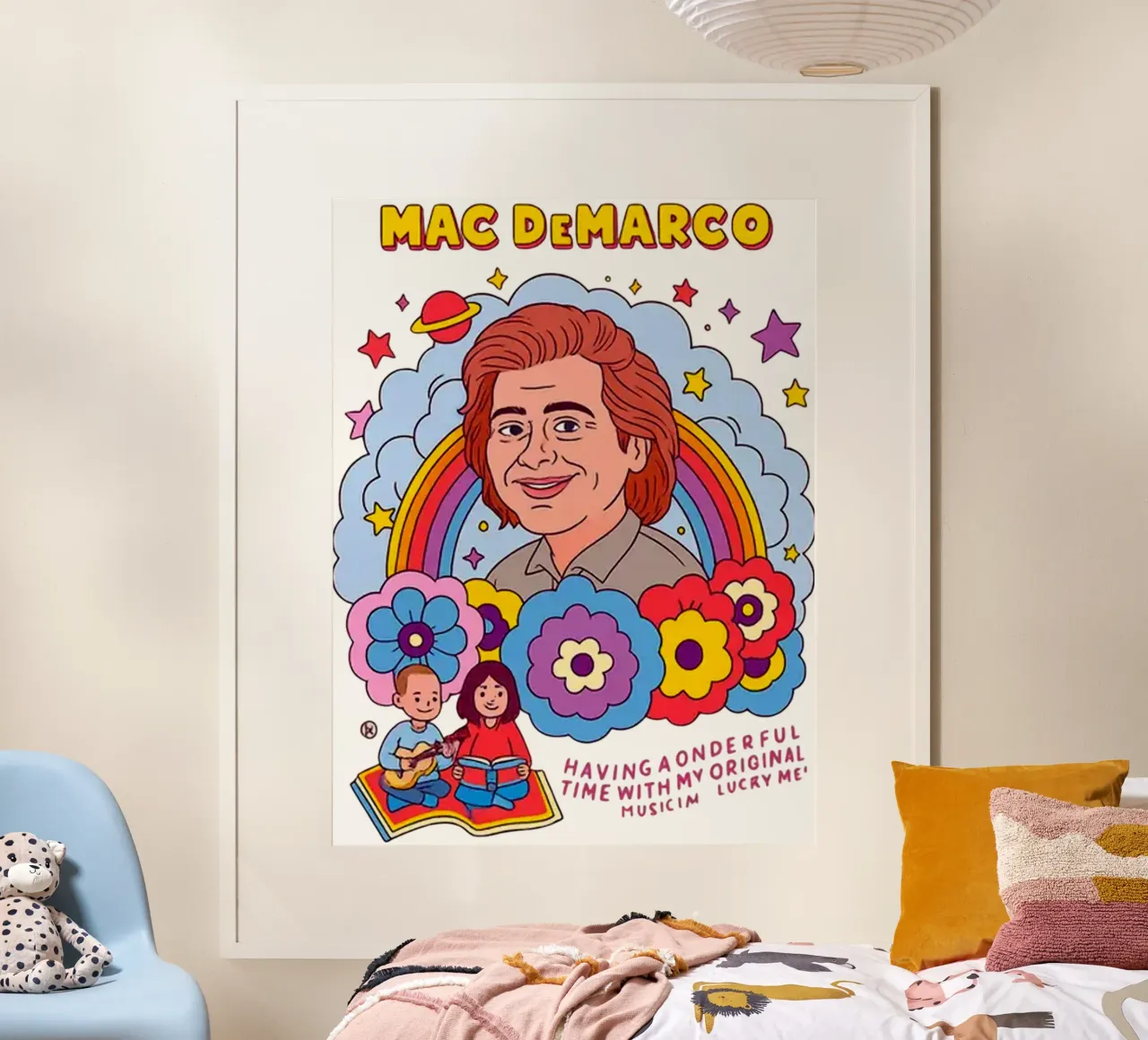 Wunderbare Zeit mit einem Musiker - Mac DeMarco Poster von phccpage