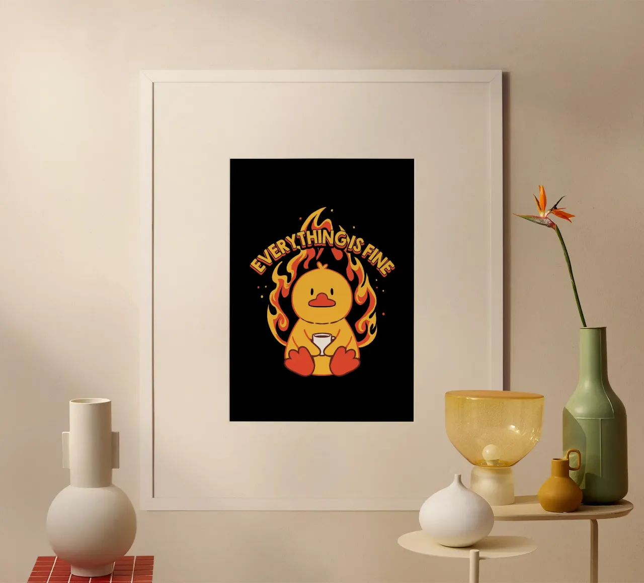 L'anatra va tutto bene poster da Tobe Fonseca