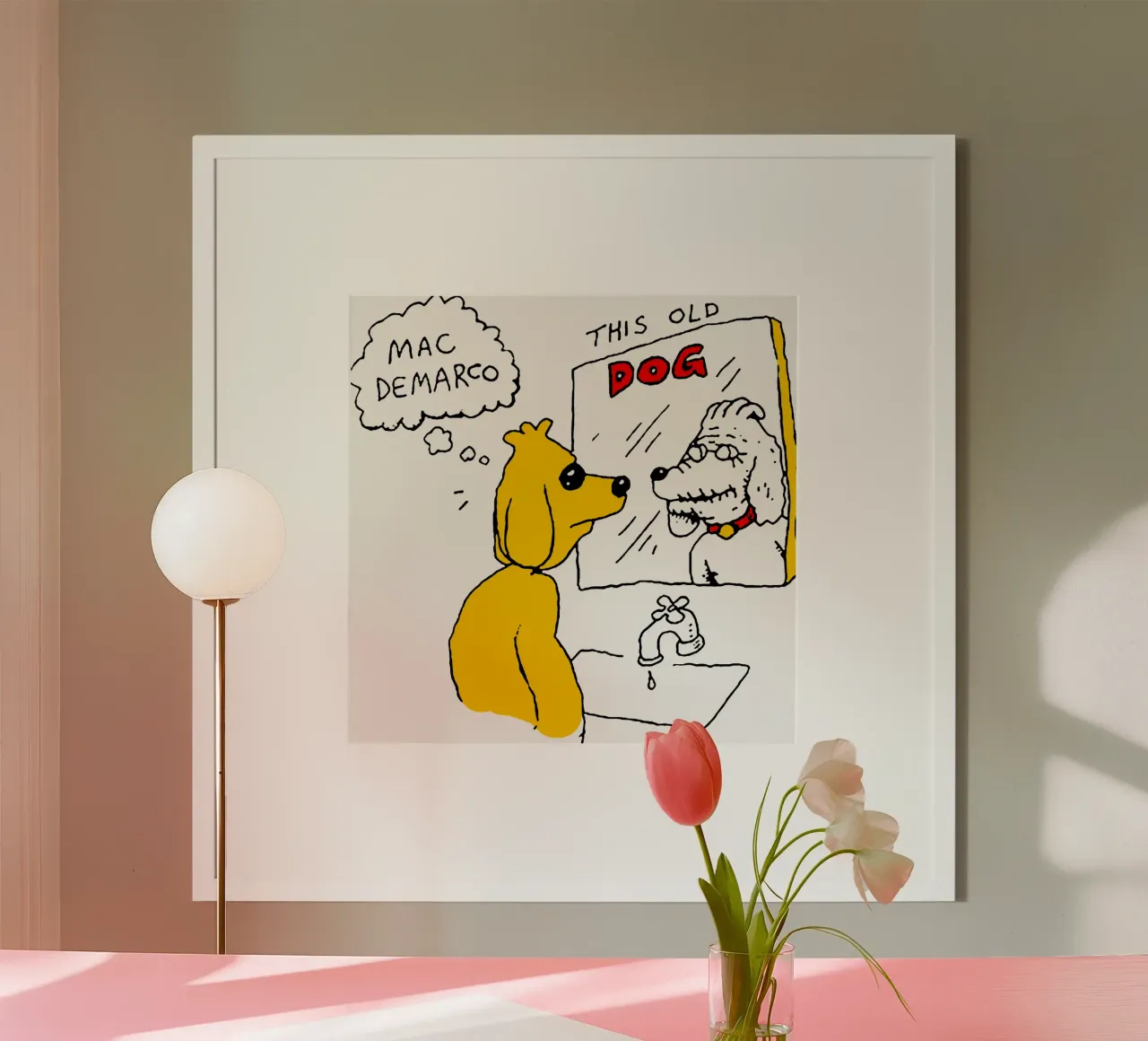 Questo vecchio cane giallo poster da phccpage
