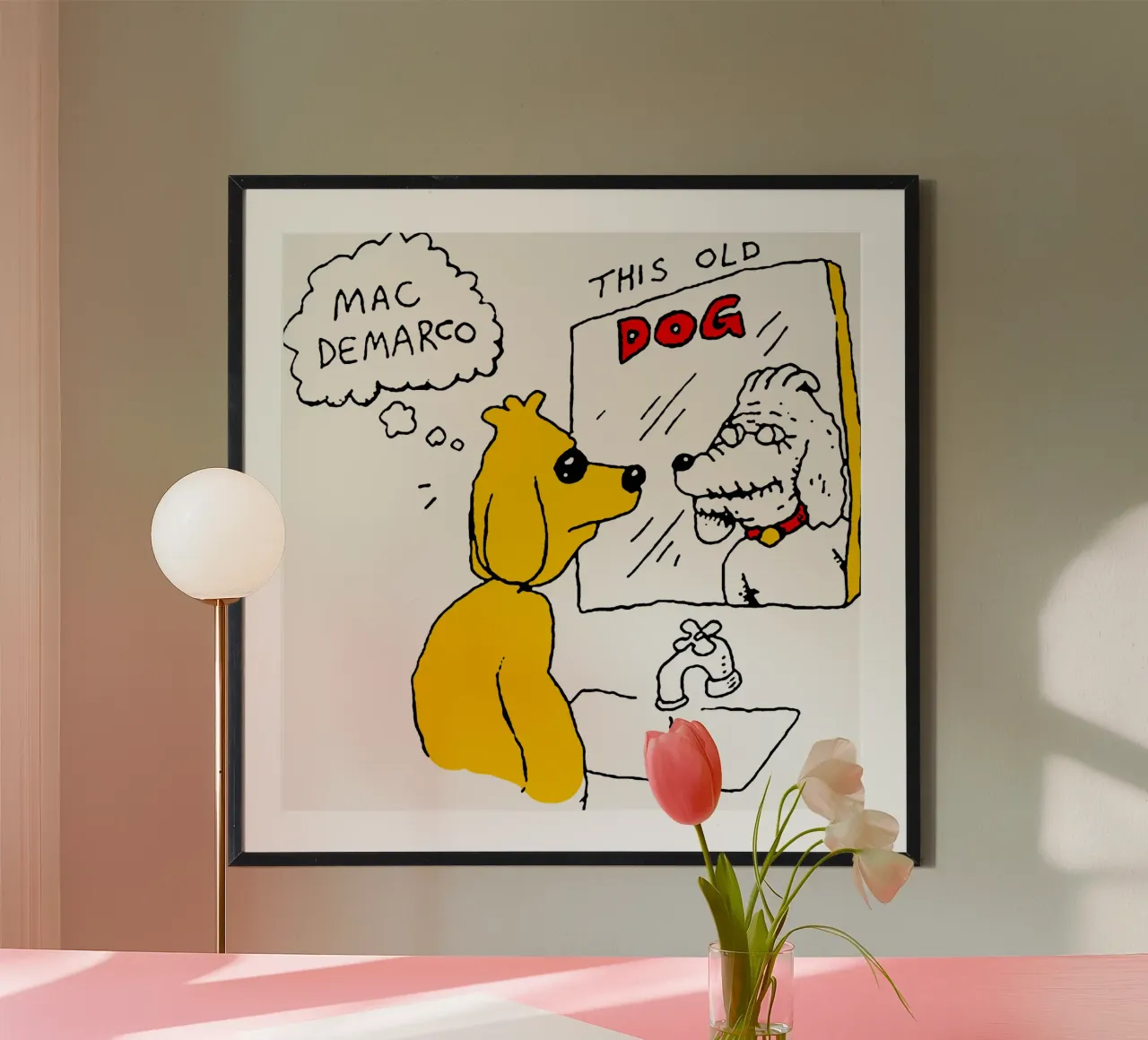 Questo vecchio cane giallo poster da phccpage