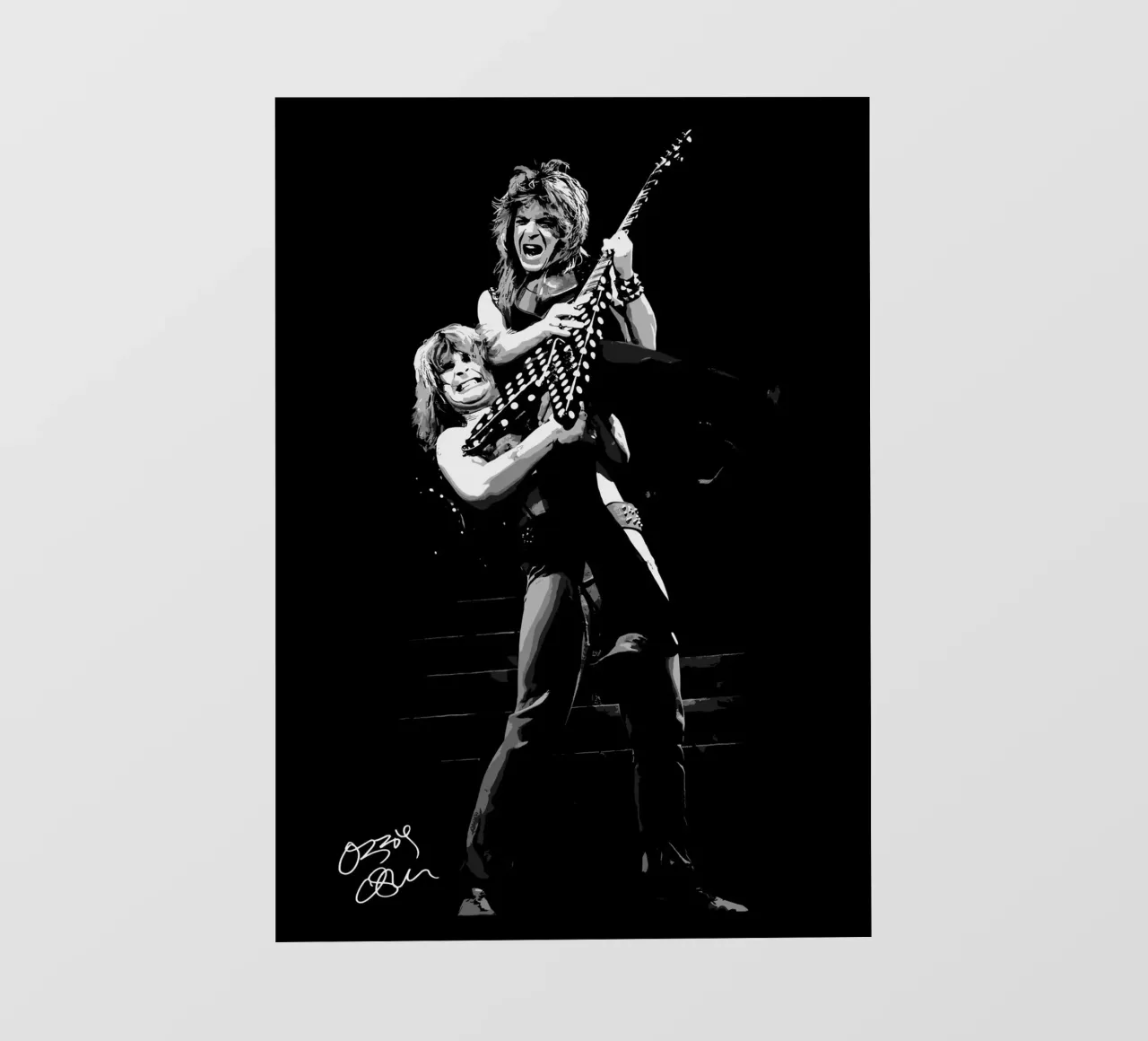 Performance di Ozzy Osbourne telo in pvc da shiners