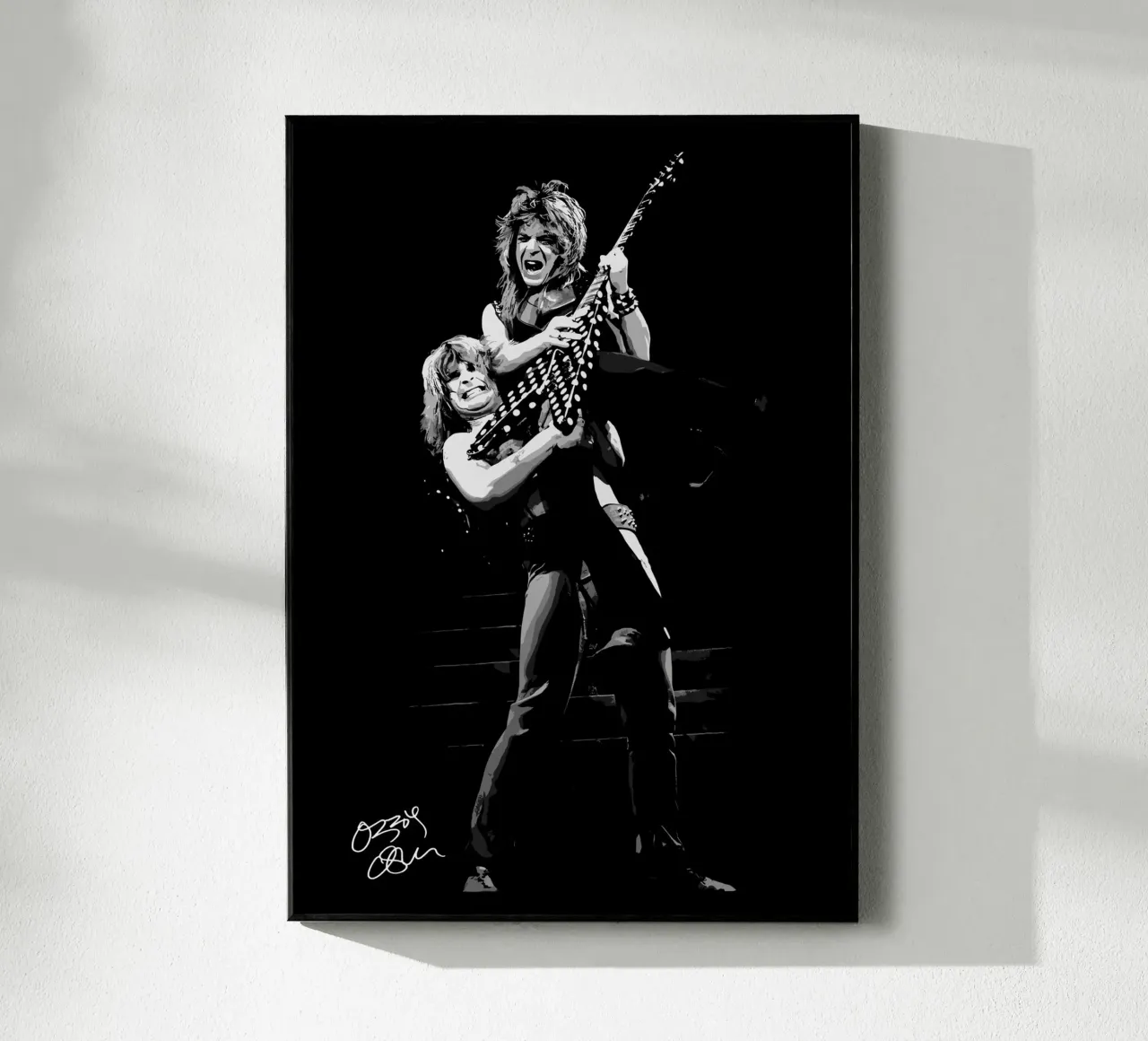 Performance di Ozzy Osbourne plexiglass da shiners