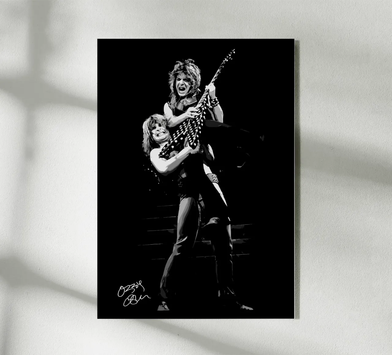 Performance di Ozzy Osbourne plexiglass da shiners