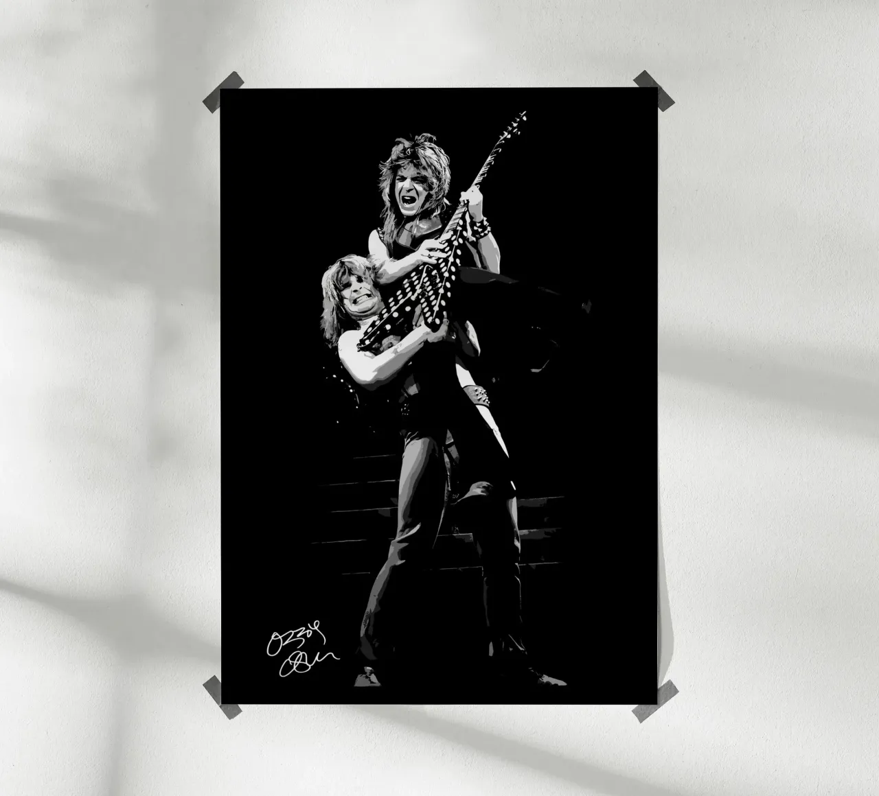 Performance di Ozzy Osbourne poster da shiners