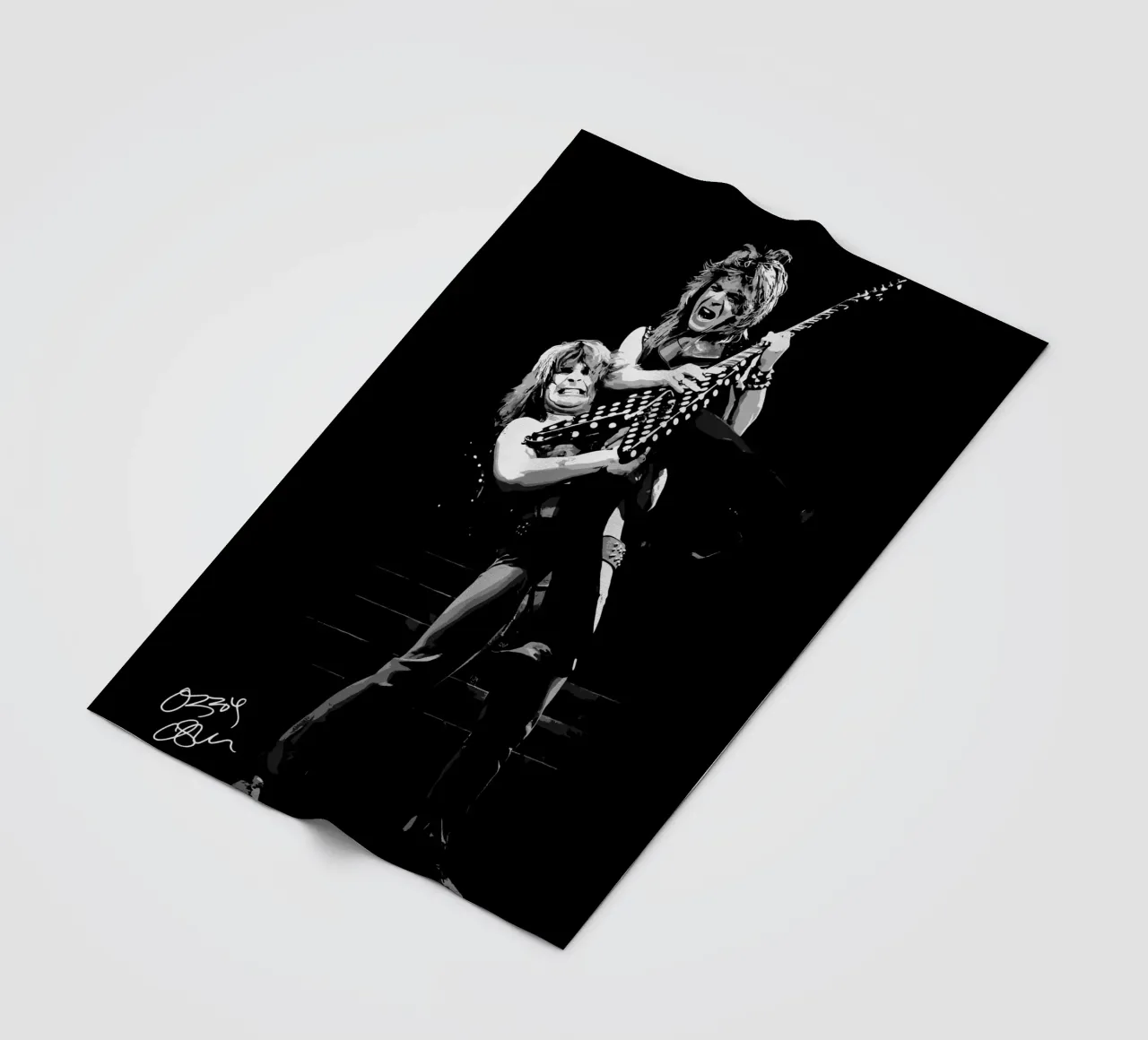 Performance di Ozzy Osbourne coperta in pile da shiners