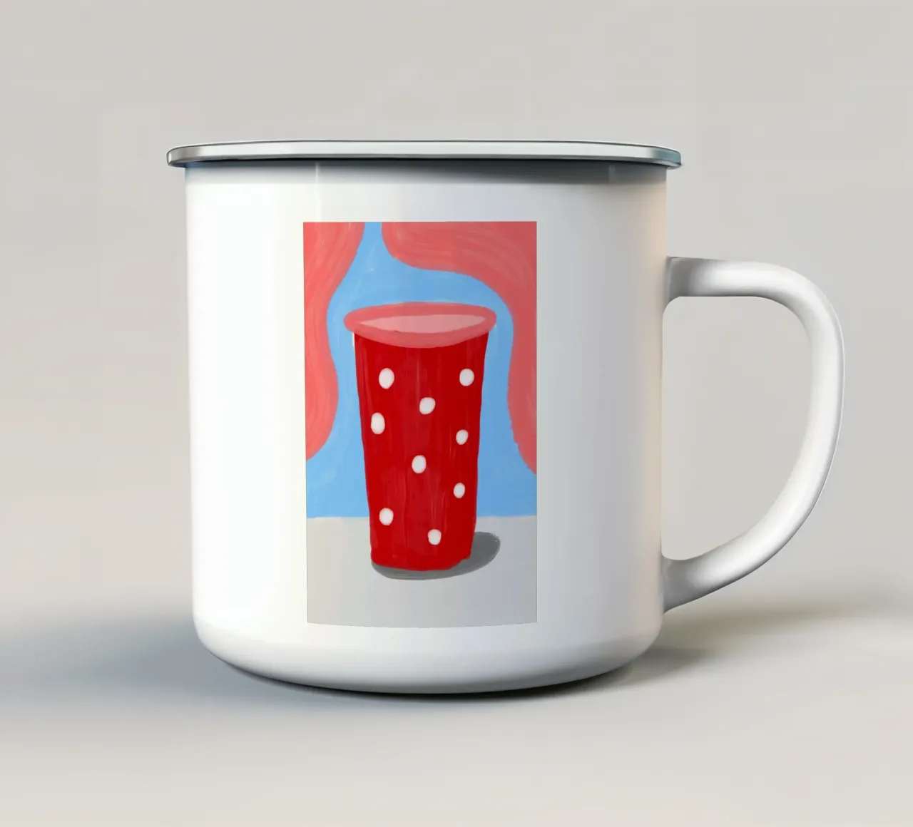 Tazza da soda tazza in smalto da galihstudio